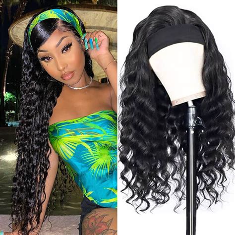 Loose Deep Wave Headband Wigs Human Hair West Kiss Hair