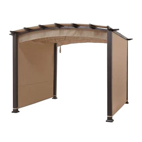 Hampton Bay Ft X Ft Longford Wood Outdoor Patio Pergola With