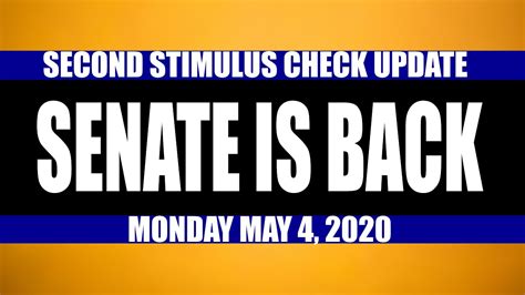 Second Stimulus Check And Stimulus Package UPDATE May 4 2020 Is A