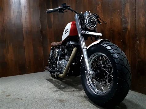 Meet The Blitzer Royal Enfield Classic 350 Modified Into A Classy Bobber