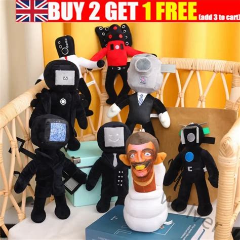 Funny Game Skibidi Toilet Plush Doll Toiletman Cameraman Speakerman