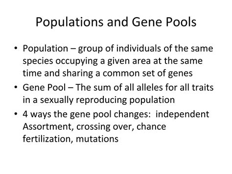 Ppt Evolution And Gene Frequencies Powerpoint Presentation Free