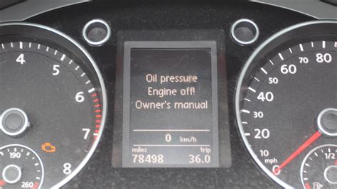 Oil Pressure Sensor Light Troubleshooting Steps