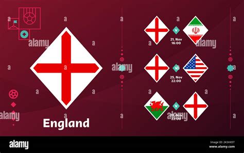 england national team Schedule matches in the final stage at the 2022 ...