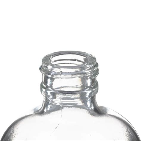 4 Oz 120ml Printing Milk Drink Cosmetic Clear Boston Round Glass Bottle Buy 120ml Glass