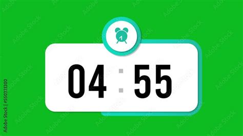 Special Clock 5 Minute Countdown Animation Timer Countdown Countdown 5