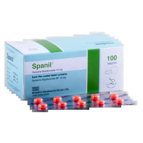 Spanil 10 Mg Beximco Pharmaceuticals Ltd Order Online Osudpotro