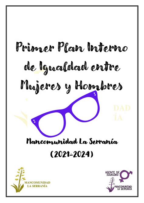 Pdf Primer Plan Interno De Igualdad Entre Mujeres Y Hombres Dokumen