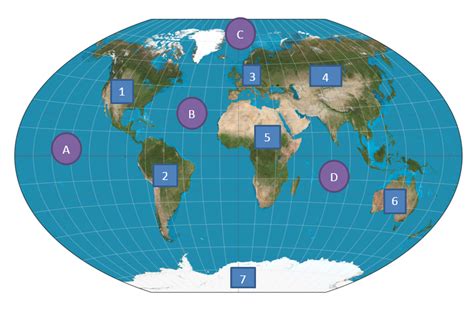 Continents And Oceans Diagram Quizlet