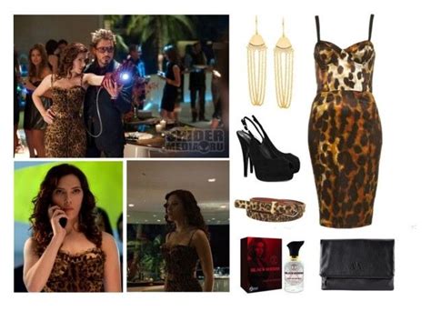 Scarlett Johansson Iron Man 2 Leopard Dress