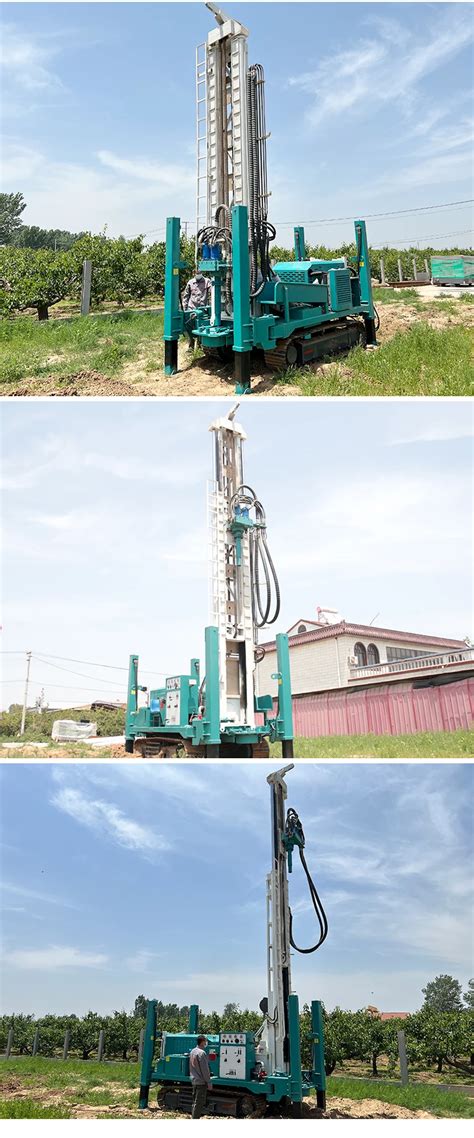 Portable 100m Deep Water Well Drilling Rig Machine 800m Depth Of Truck