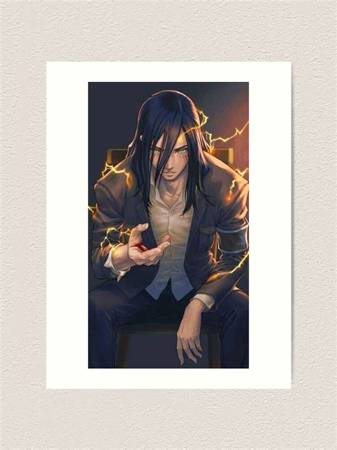 "Eren SNK Attack on titans fan art" Art Print for Sale by SimDesigner | Redbubble