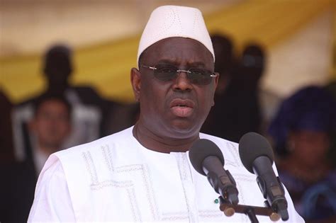 S N Gal Le Pr Sident Macky Sall Ne Briguera Pas Un Nouveau Mandat