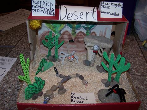 Team Bryans Home Plate Kendals Desert Habitat Diorama