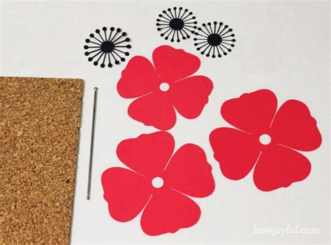 How To Make A Poppy Flower With Paper Tutorial And Pattern