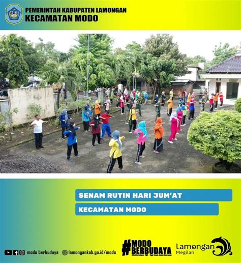 Senam Rutin Hari Jumat Kecamatan Modo Kecamatan Modo Kabupaten Lamongan