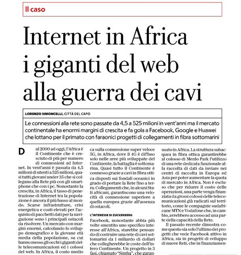 Infocamere On Twitter Via Repubblicaaf Internet In Africa I