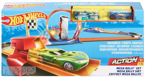 Hot Wheels Rally Play Set Med How Wheels Biler Og Bane