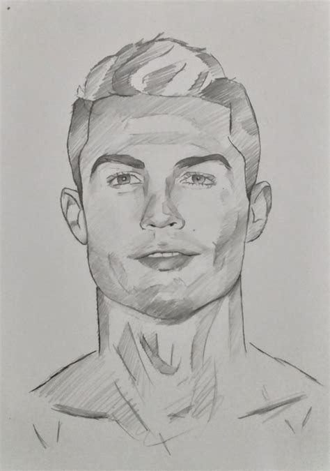 Art Cristiano Ronaldo Cool Pencil Drawings Sketches Marvel Art Drawings