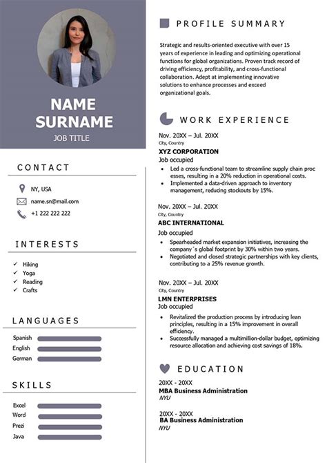 Effective Resume Format And Writing Guide Free Word Download