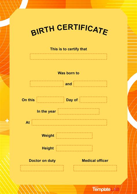 27 Birth Certificate Templates Word Ppt And Pdf ᐅ Templatelab