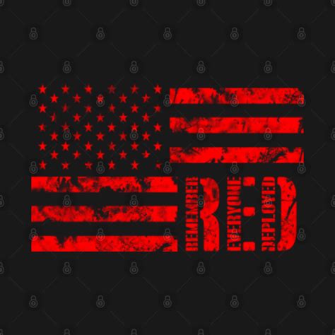 Red Friday - Flag - Red Friday Military - T-Shirt | TeePublic