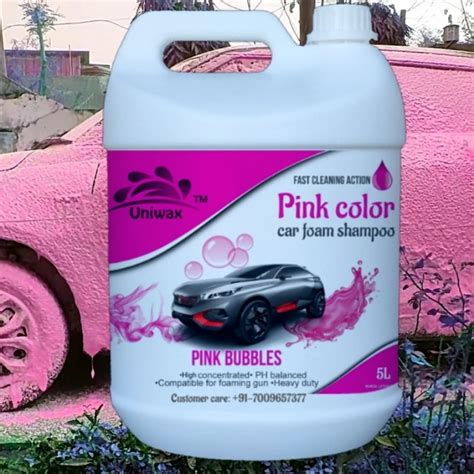 Uniwax Color Foam Wash With Wax Colour Foam Car Wash Shampoo