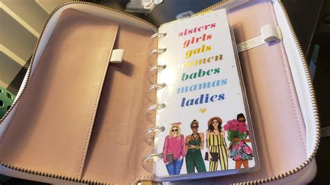 Recollection Zipper Planner Cover Setup Skinny Mini Happy Planner