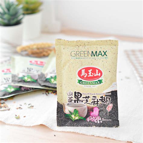 Jual Greenmax Yam Black Sesame Cereal Sachet Shopee Indonesia