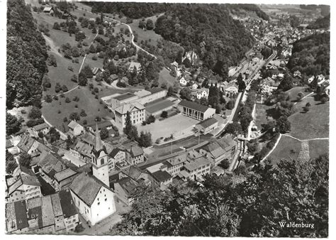 Waldenburg BL Flugaufnahme Kirche Schule Bahnhof Um 1955 Kaufen