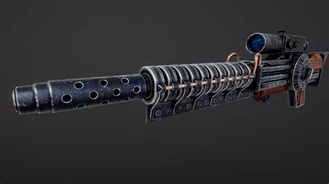 Gauss Rifle From Fallout D Model By Fesss B D E Sketchfab