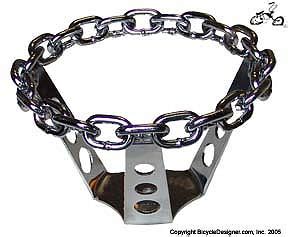 Lowrider Bicycle Chain Steering Wheel CHROME