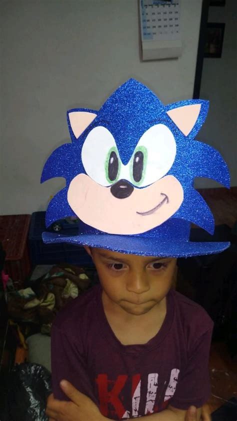 Sombrero Loco De Sonic Sombreros Locos Gorros Locos Manualidades