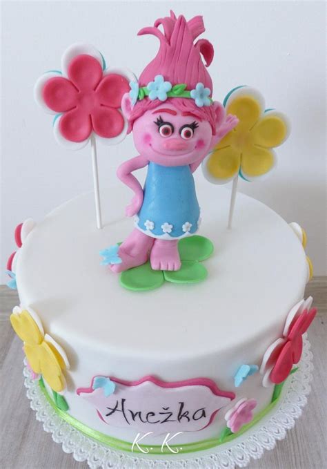 Poppy Troll Decorated Cake By Katerinacakes Cakesdecor