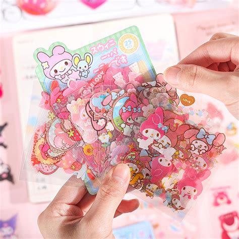 Jual STIKER DIY 25 LBR SANRIO KUROMI MY MELODY LOTSO CINNAMOROLL