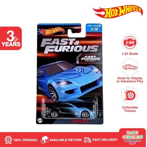 Jual Hot Wheels Fast Furious Wave Mazda Rx Card Japan Exs Collector Shopee Indonesia