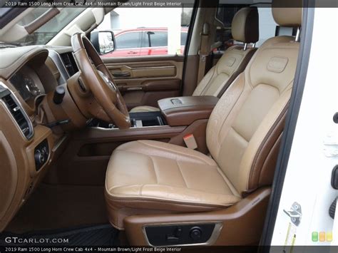 Mountain Brown Light Frost Beige Interior Photo For The 2019 Ram 1500