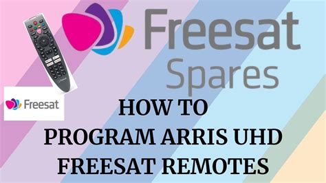 How To Program A Freesat Arris Remote Control To Operate Your TV Step