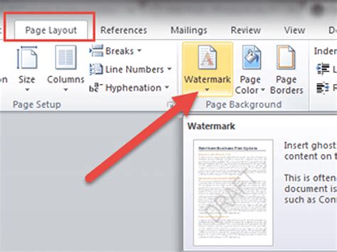 How To Put A Watermark In Word Zenbusiness