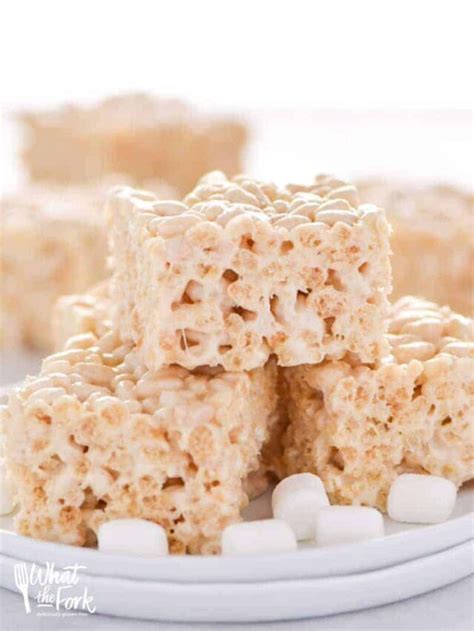 Classic Gluten Free Rice Krispies Treats Story What The Fork