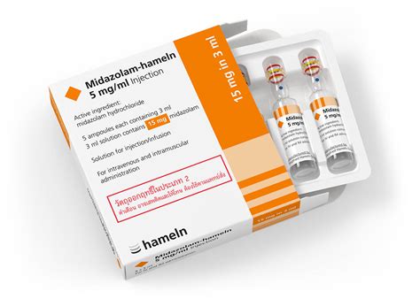 Th Midazolam Mg Ml Mg In Ml Hameln Pharma