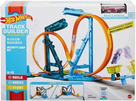 Hot Wheels Pista Track Builder Kit De Loops Ajustáveis Parcelamento sem juros