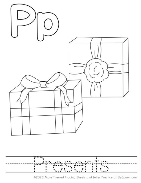 Letter P Coloring Pages Printable