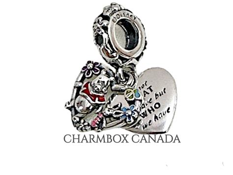 Pandora Sterling Silver Disney Winnie The Pooh Piglet Double Dangle