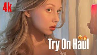 K Micro Shein Try On Haul See Through Transparent Lingerie Bikini Haul Aureliya Try On