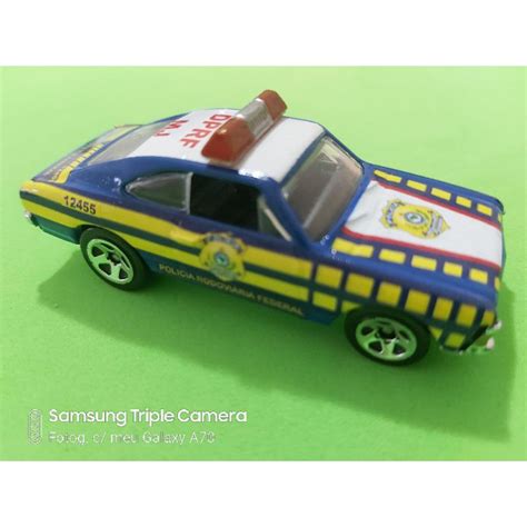 opala viatura da PRF HOT WHEELS opala ss custom tamanho cm escala acompanhá embalagem de