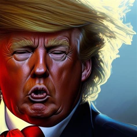 Donald Trump Ai Generated Artwork Nightcafe Creator