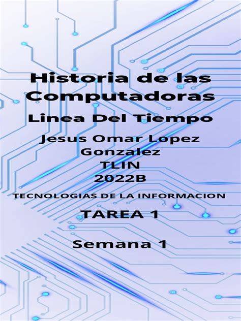 Linea Del Tiempo | PDF | Ciencias de la Computación | Informática 