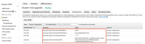 Upgrade Amazon Emr Hive Metastore From 5x To 6x Aws Big Data Blog