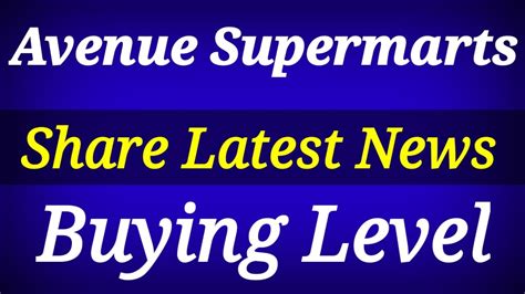 Dmart Share Latest News Today Avenue Supermarts Share Latest News